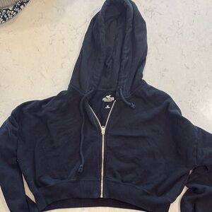 Hollister Black Jacket Sleek Design